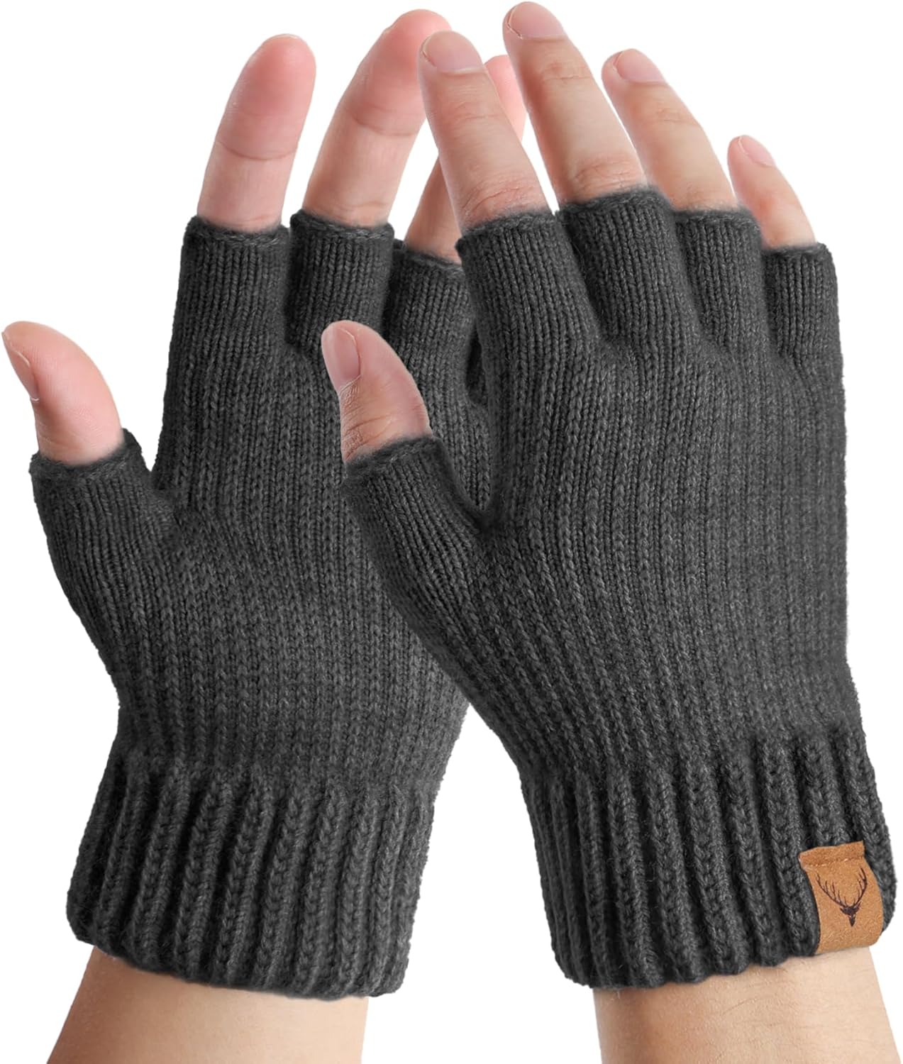Luxury Thermal Fingerless Gloves for Unisex