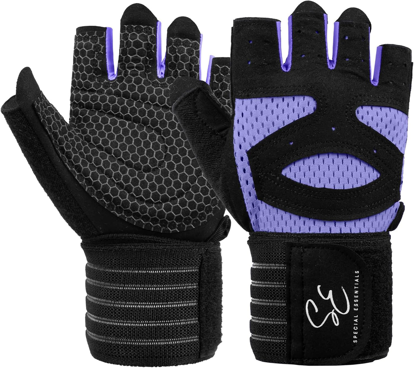 Non-Slip Gym Gloves with Padding