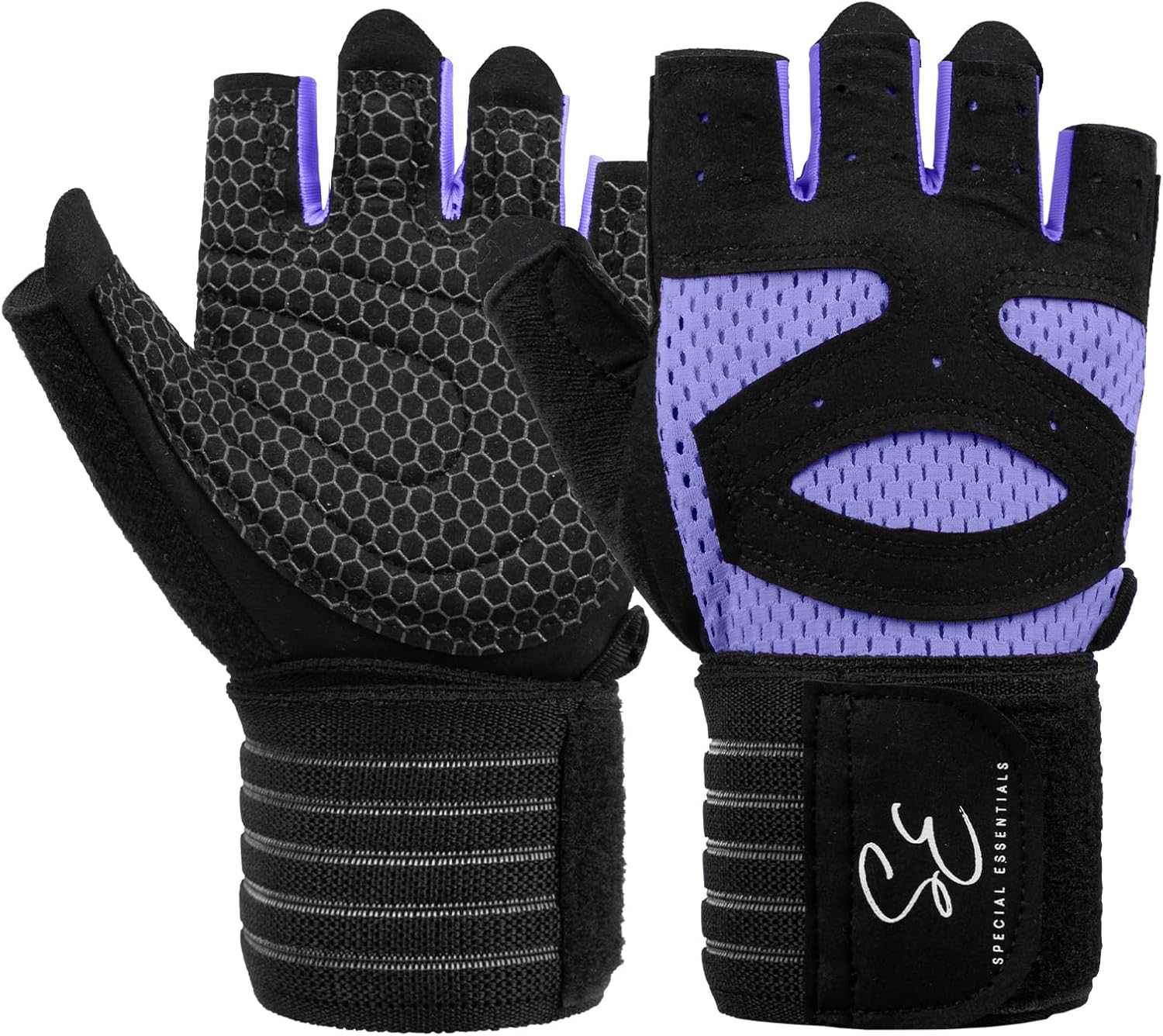 Non-Slip Gym Gloves with Padding