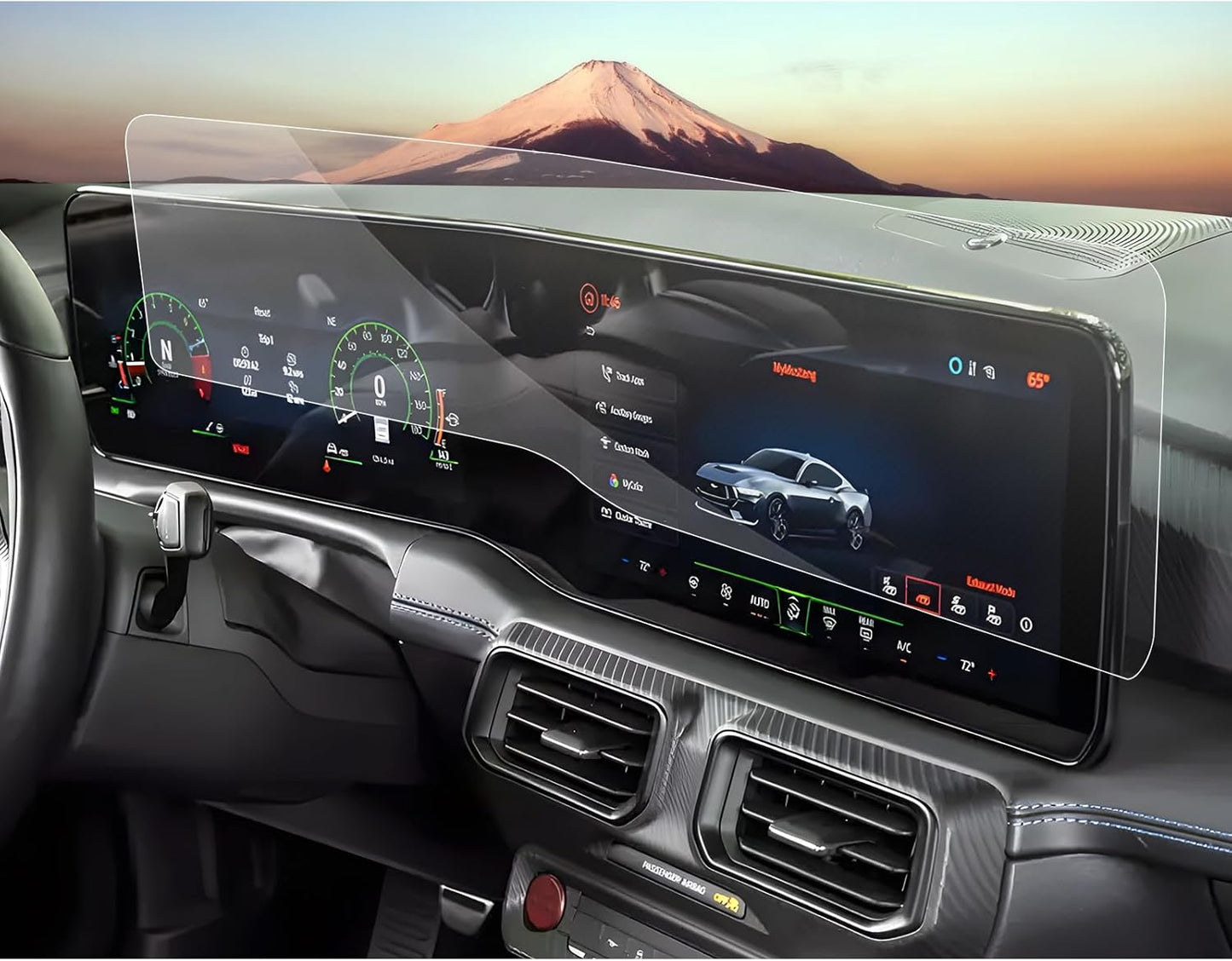 SXCY 2024 2025 Ford Mustang Touch Screen Protector Set