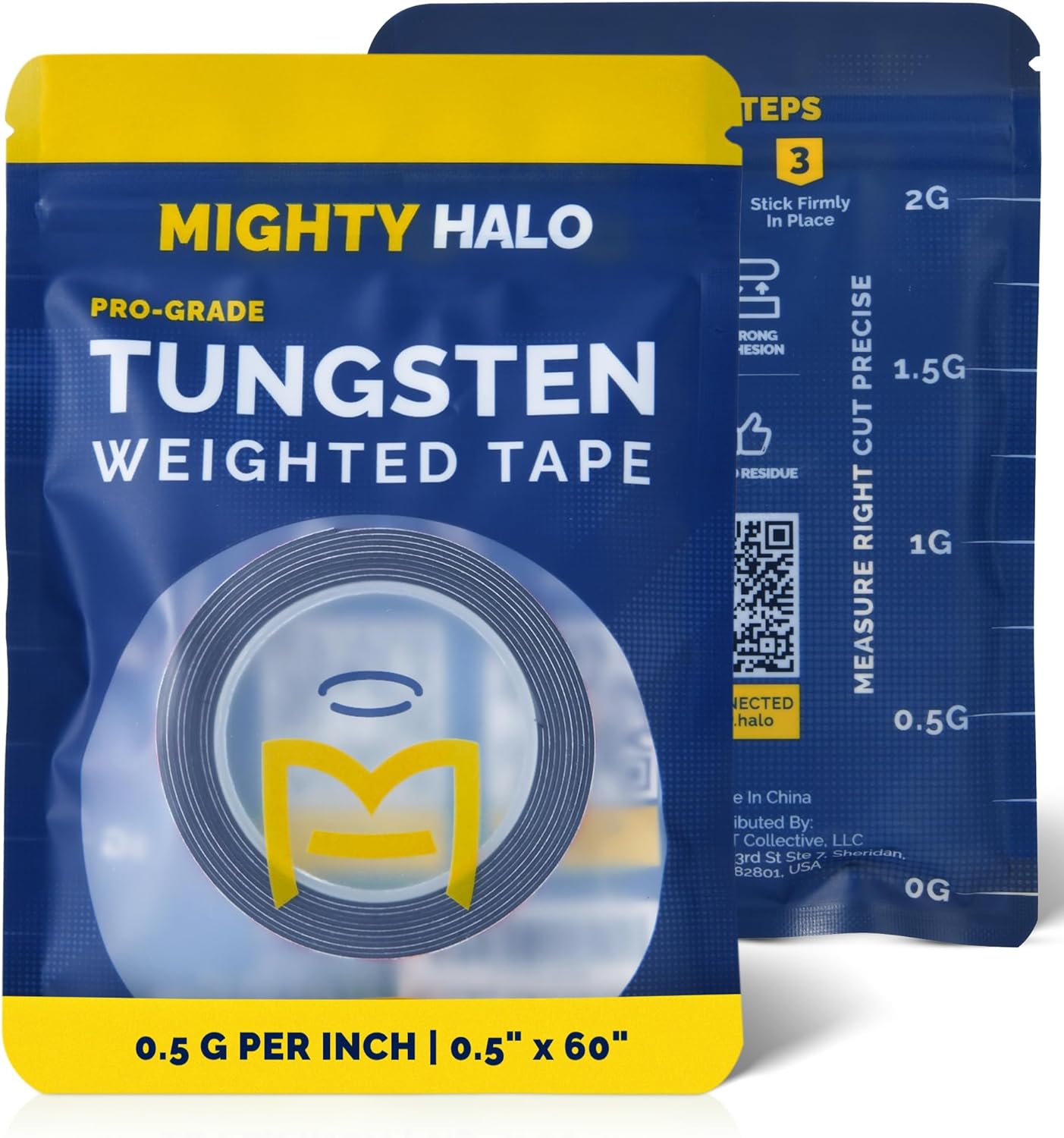 Pro-Grade Weighted Tungsten Tape for Pickleball and Tennis