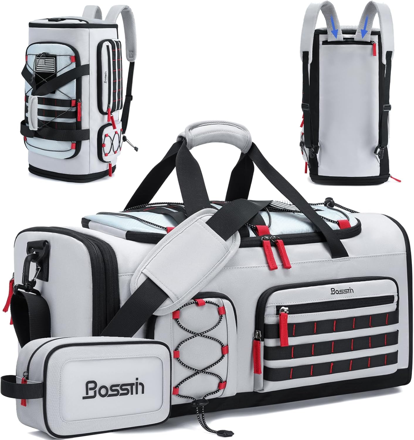Bosstin Gym Bag for Men & Women - Versatile 45L Duffle Bag