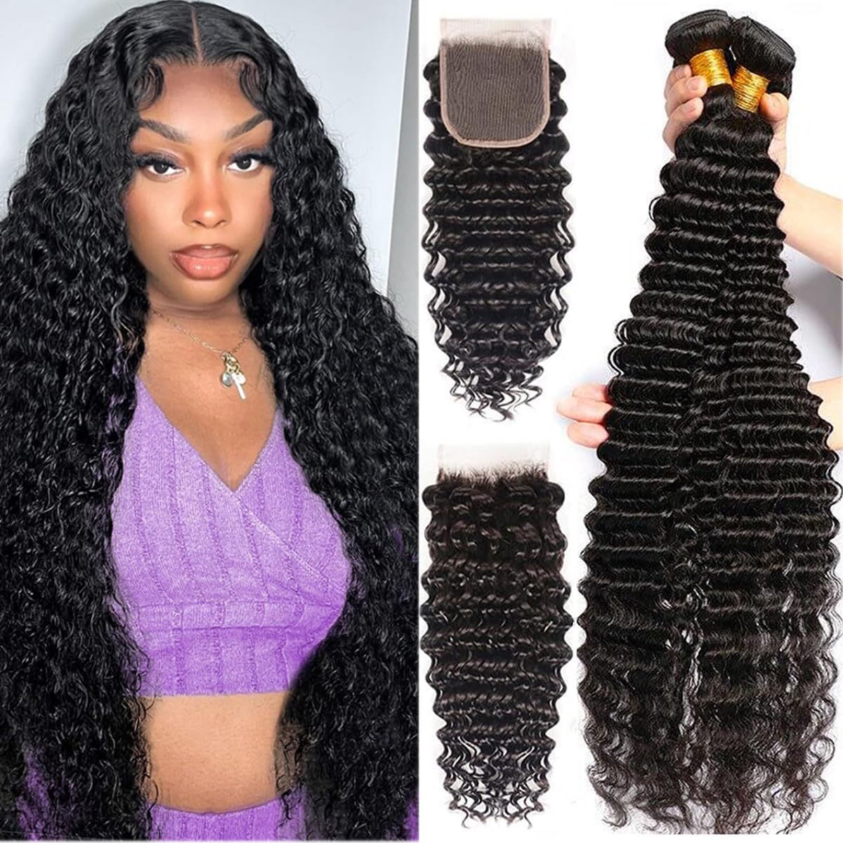 Deep Wave Bundles with Closure for Natural Look and Feel