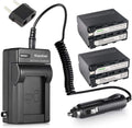 Kastar NP-F970 Battery 2-Pack and Charger - High Capacity Power