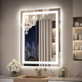 24x32 LED Bathroom Mirror with Lights - Dimmable Backlit Vanity