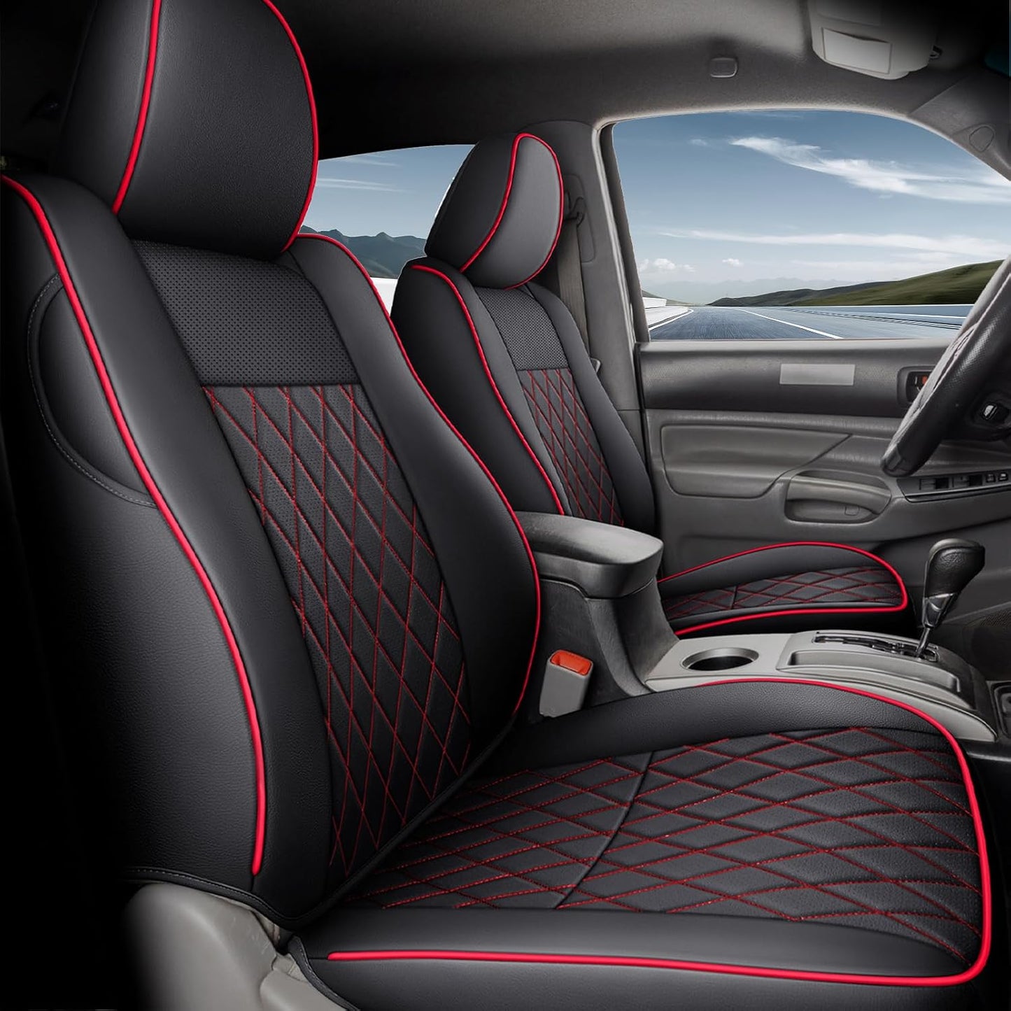 Coverado Tacoma Seat Covers Full Set for 2005-2023 Models