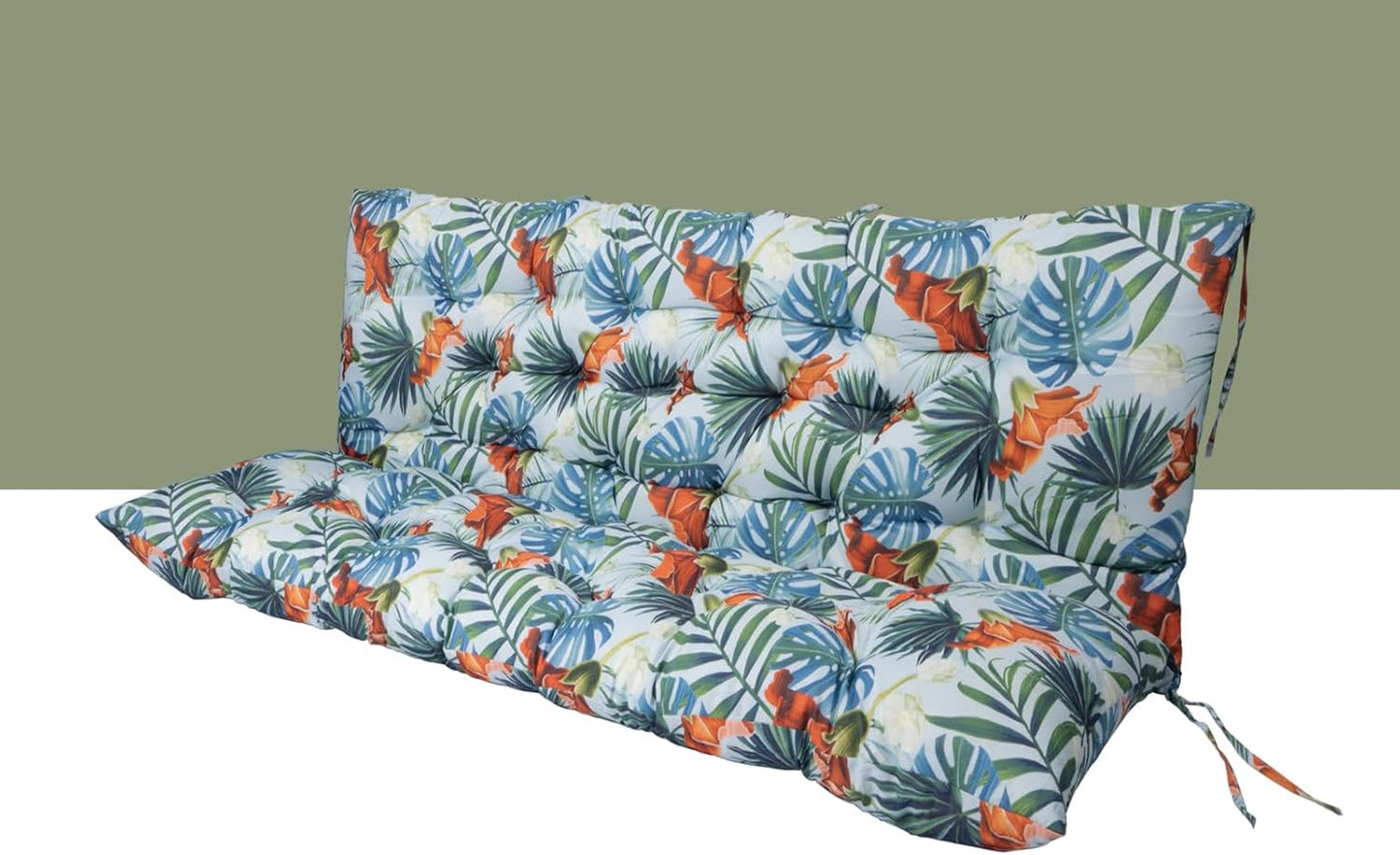 Outdoor Swing Cushions 3 Seater Waterproof for Patio Furniture