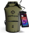Waterproof Dry Bag Backpack with Zippered Pocket - 20L Durable PVC