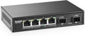 2.5G Ethernet Switch with 2x10G SFP - Unmanaged Fanless 60Gbps
