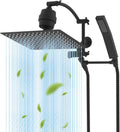 12x10ft Filtered Rainfall Shower Head Combo - High Pressure