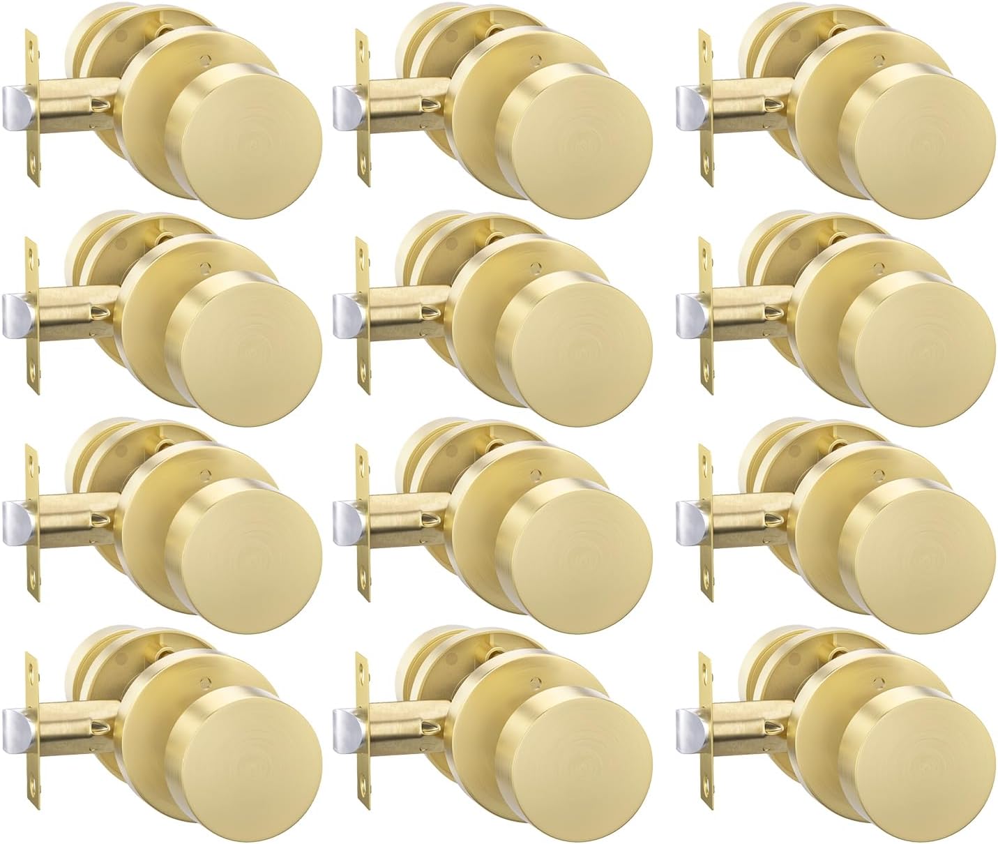 Heavy Duty Gold Door Knobs for Interior Privacy by goldenwarm