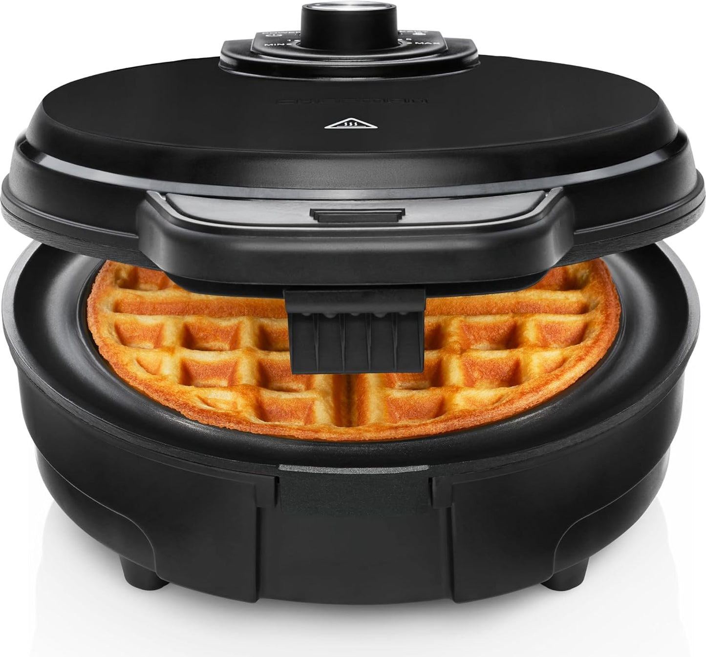Chefman Belgian Waffle Maker - Anti-Overflow, Temp Control, Nonstick Plates