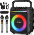 Party-perfect Karaoke Machine with Dual Mics