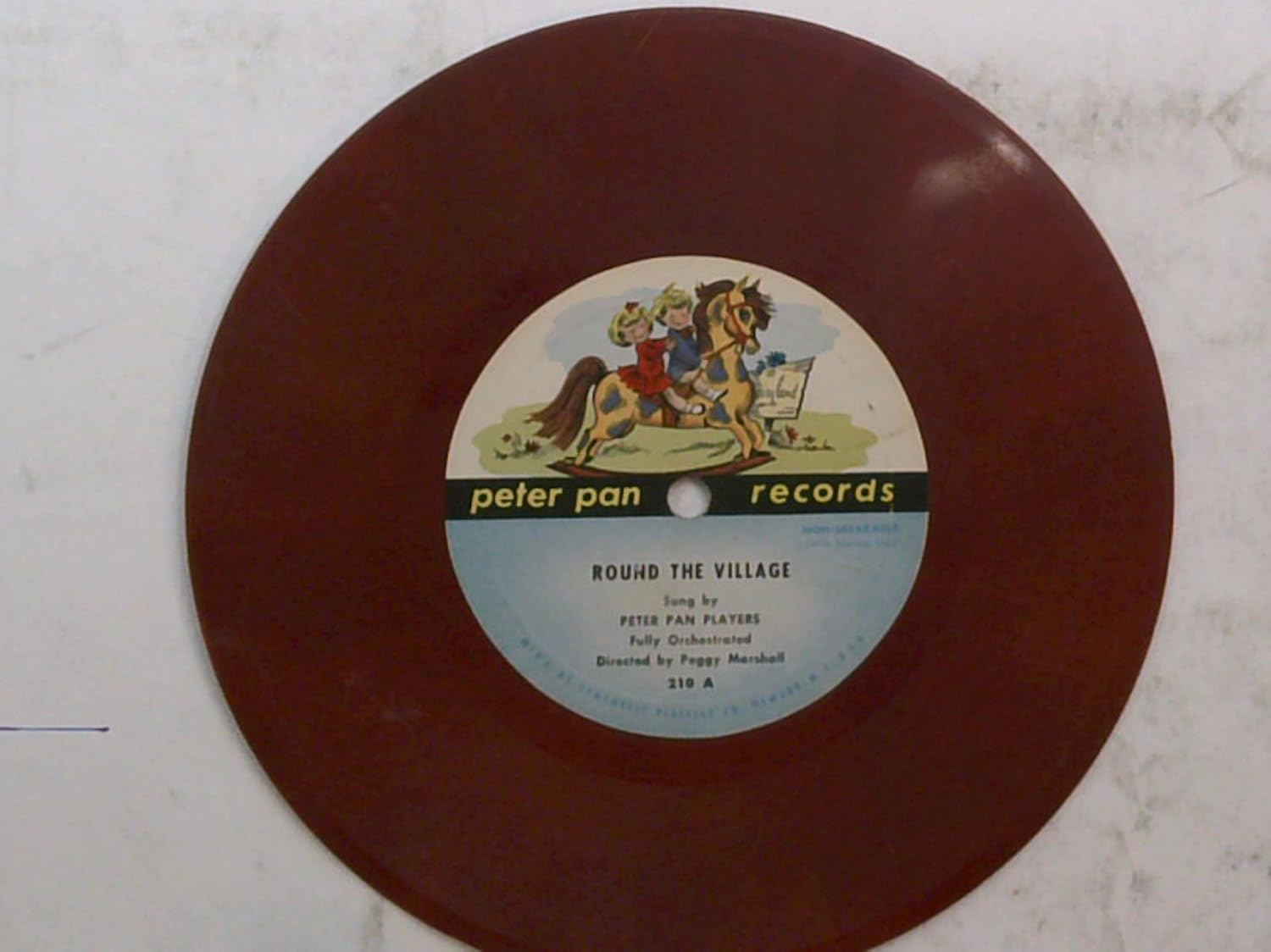 Vintage Round The Village 45rpm Vinyl: Merry Sunshine Morning