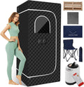 Portable Sauna Box 71in x 32in x 32in - Personal Steam Tent