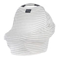 Milk Snob Original 5-in-1 Cover - Heather Gray Stripe Nursing Cover