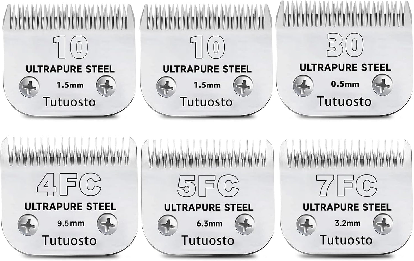 Clipper Blades for Pet Grooming - Detachable Replacement Blades