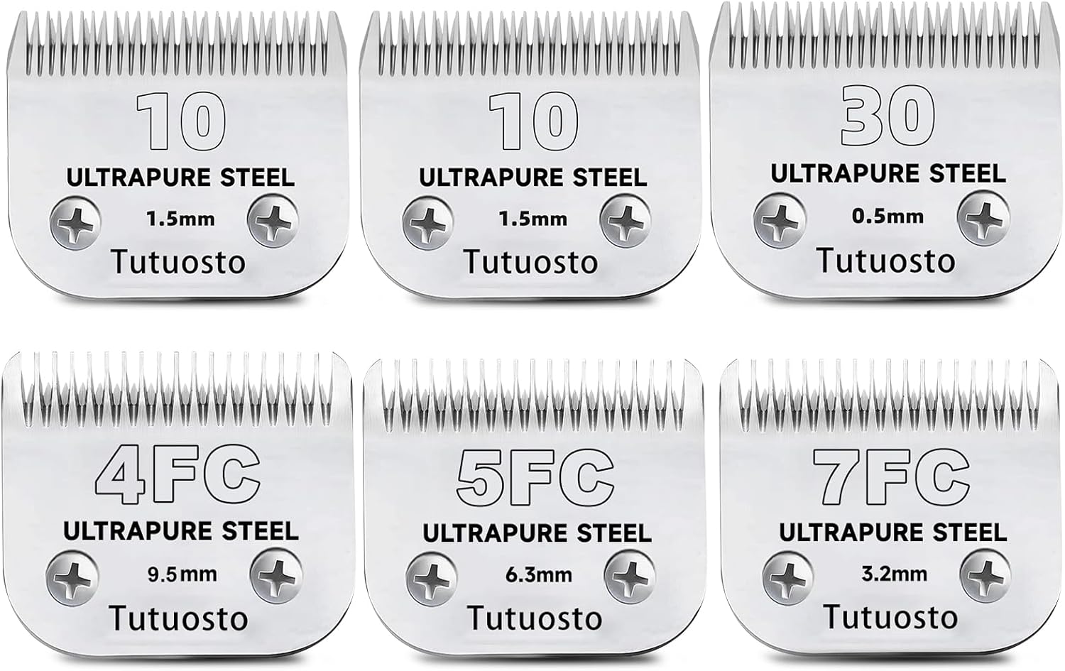 Clipper Blades for Pet Grooming - Detachable Replacement Blades
