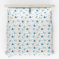Peanuts Snoopy Puffer Coat Holiday Flannel Sheet Set King - Cozy