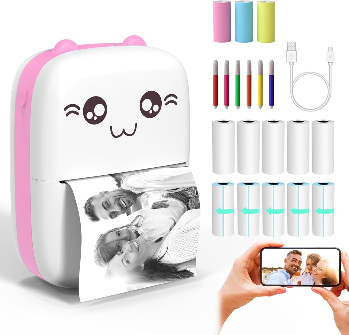 Inkless Sticker Printer- LabelMore Pocket Printer