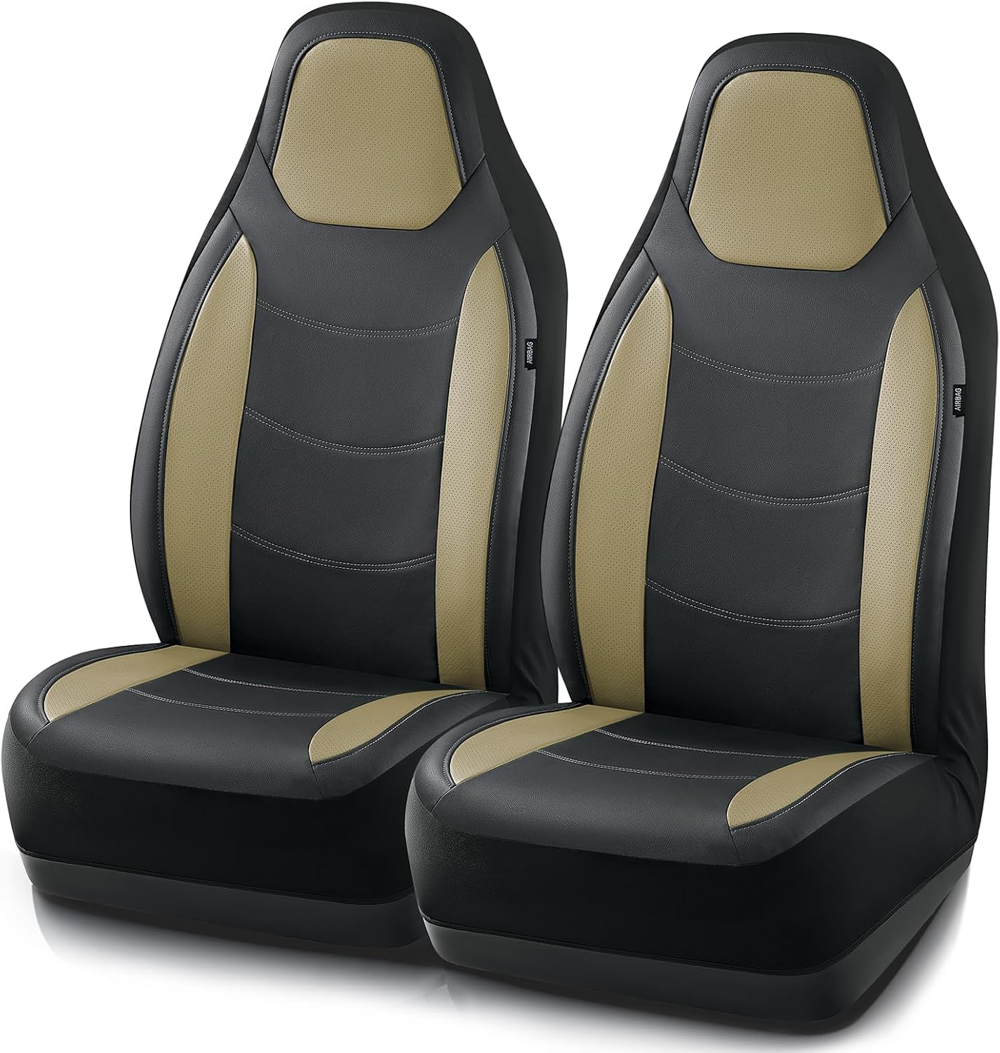 Road Comforts Leather Car Seat Covers for Universal Fit Vehicles