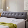 Large Headboard Wedge Pillow King 76x8x20 in - Reading & Backrest