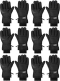 Bencailor 6Pairs Winter Gloves for Kids - Waterproof Warm Mittens