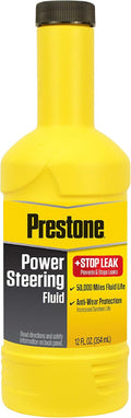Prestone AS262-12PK Power Steering Fluid with Stop Leak - 12 oz