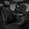 CAR PASS Thick Foam 3D Air Mesh Leather Car Seat Covers