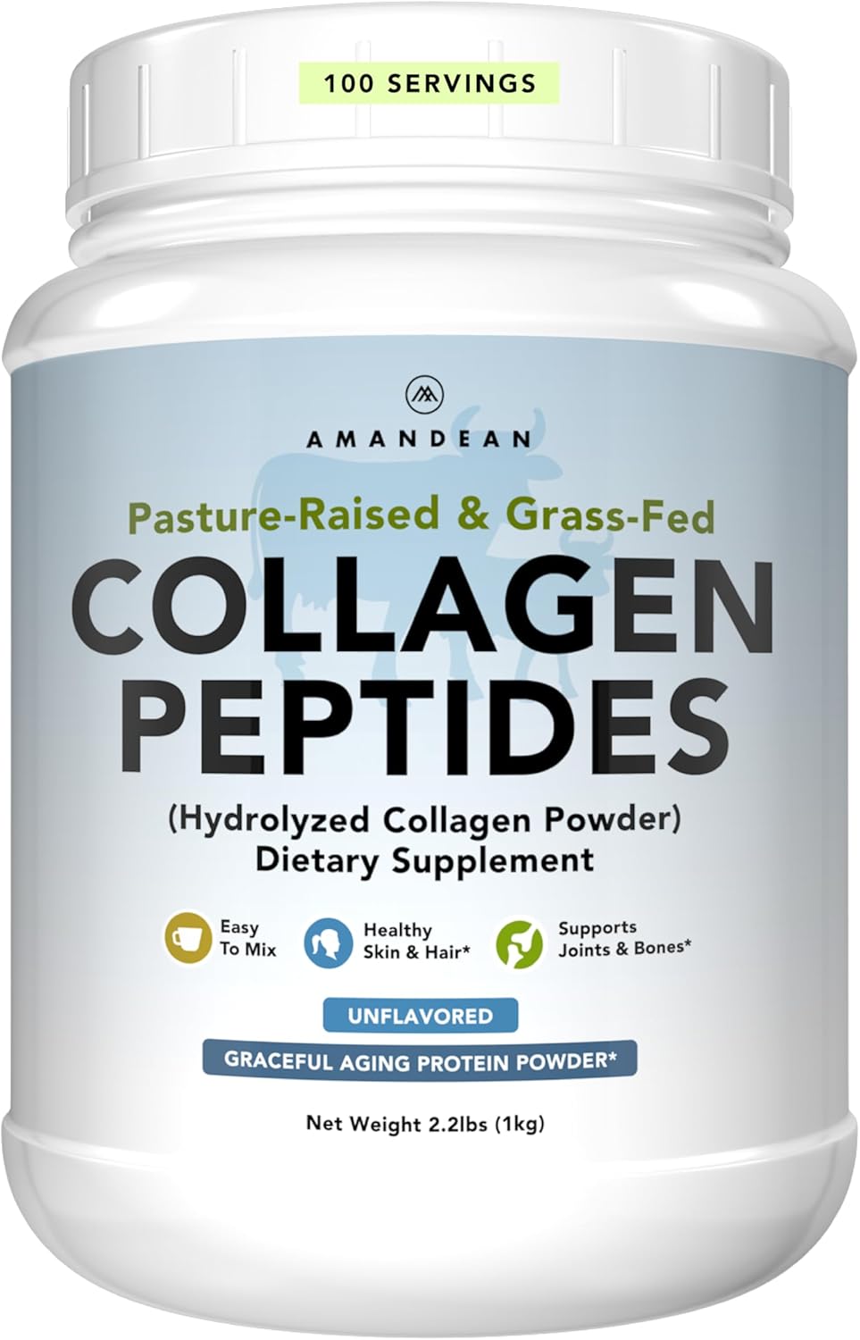 Collagen Peptides Powder for Healthy Skin, Hair, and Nails