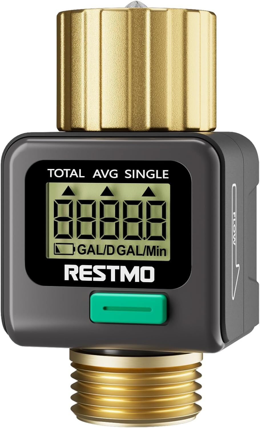 RESTMO Water Flow Meter for Accurate Outdoor Water Usage