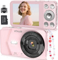 48MP 4K Digital Camera for Beginners with 32GB Card Included