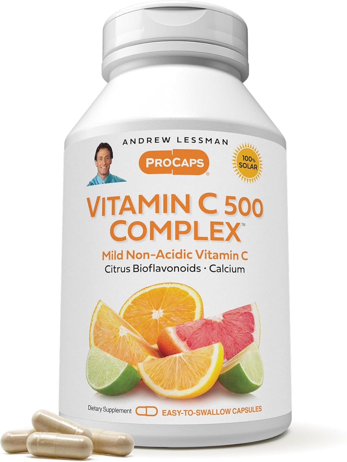 Vitamin C 500 Complex Capsules for Immune Support and Health