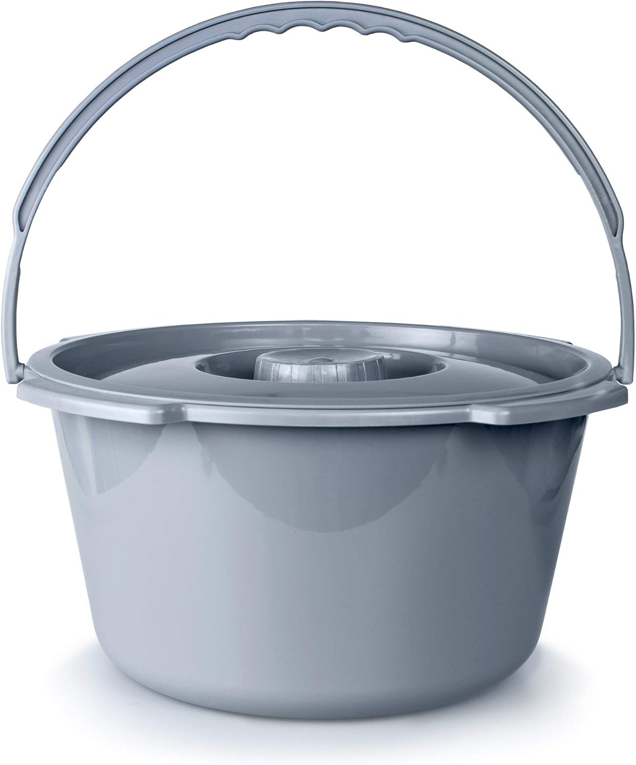 McKesson Commode Replacement Bucket with Handle and Lid, 7.5 qt