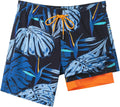 SURF CUZ Mens Swim Trunks with Compression Liner - Quick Dry 7in offer