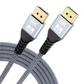 8K DisplayPort Cable 12FT DP to DP 1.4 Cable - Long Reach 8K@60Hz