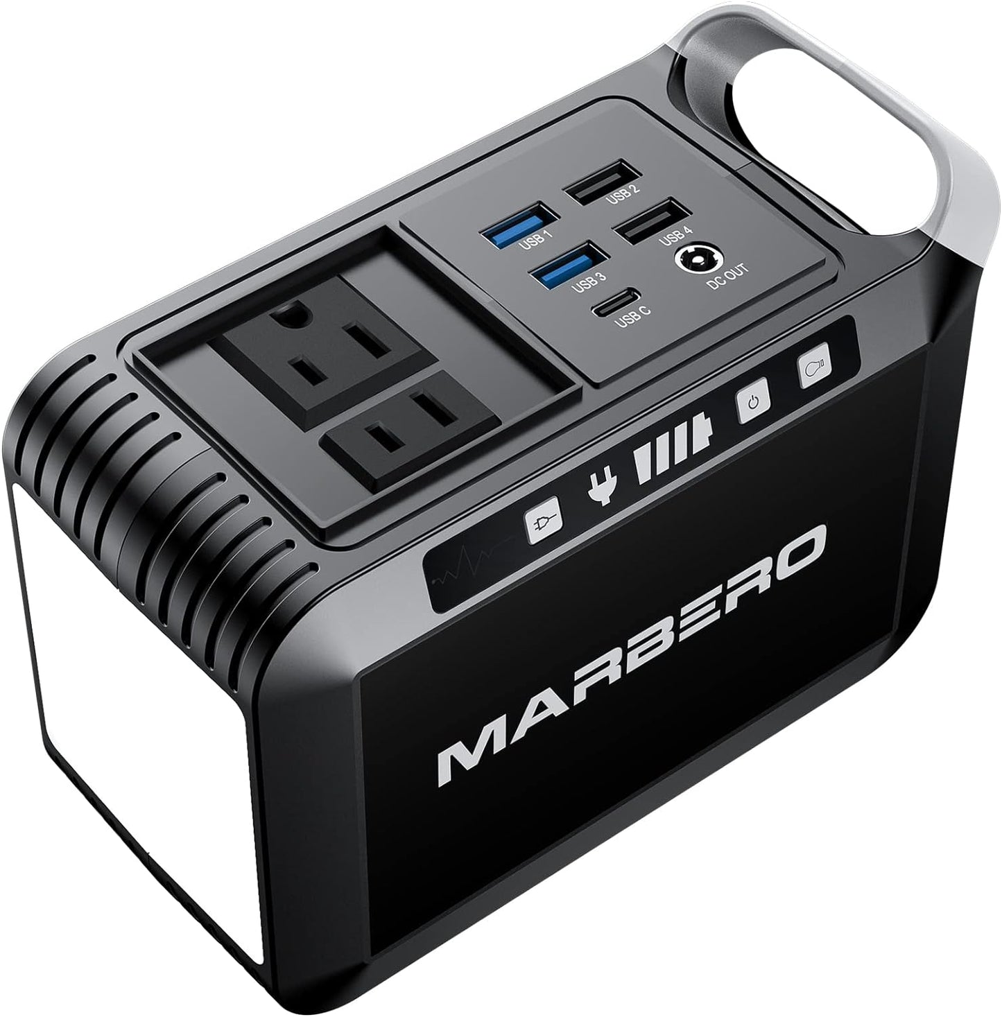 MARBERO 24000mAh Portable Power Bank: Peak 120W AC Outlet for On-the-Go Power