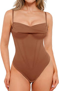 Popilush Corset Bodysuit for Women Tummy Control - Flattering