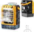 Portable Cooling Fan Compatible with Dewalt 20V 60V Battery - Misting