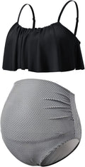 Trendy Maternity Bikini Set for Fashionable Expecting Mothers