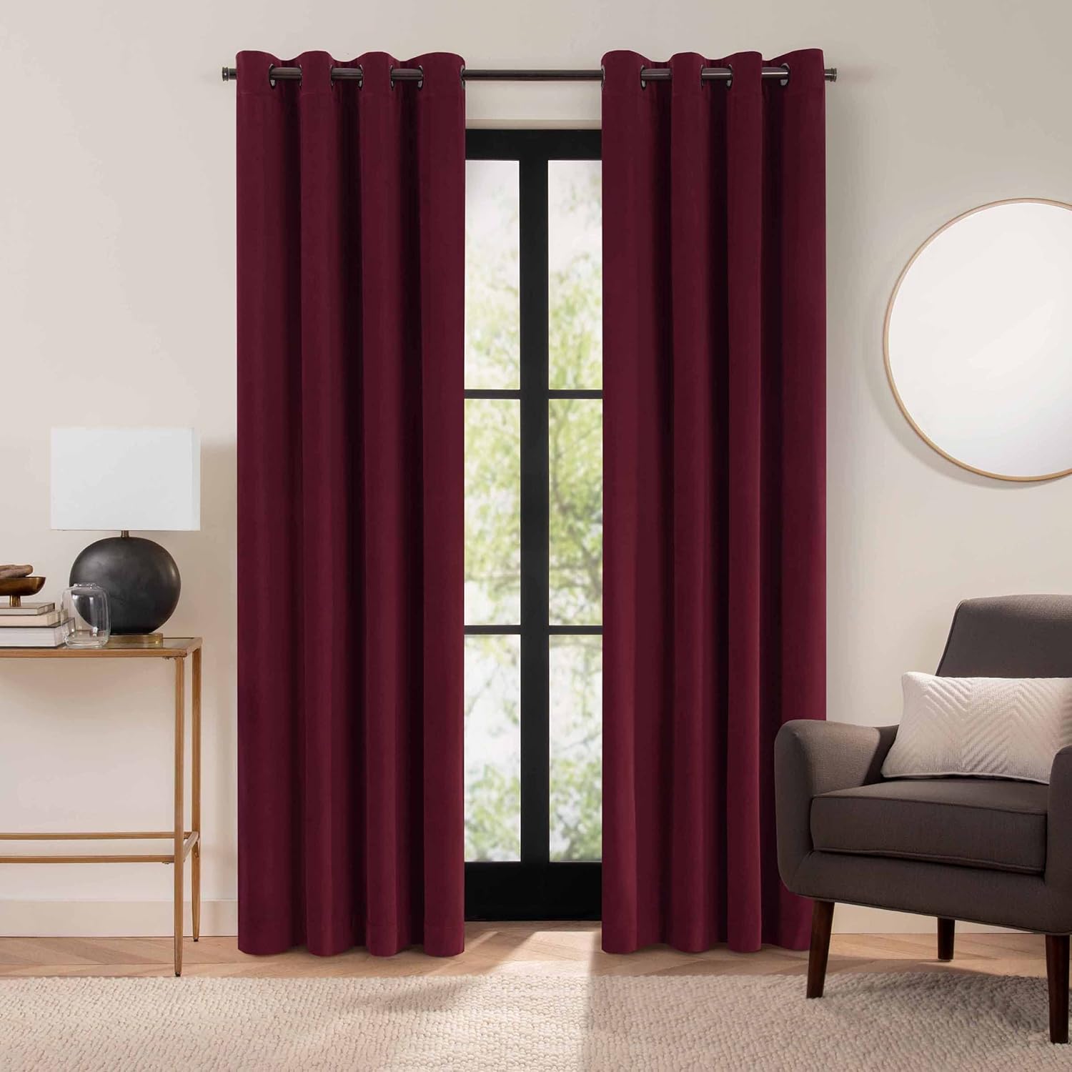 Ultimate Blackout: Eclipse Luxury Velvet Curtain Panel