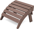 KINGYES Folding Adirondack Ottoman for Ultimate Outdoor Comfort