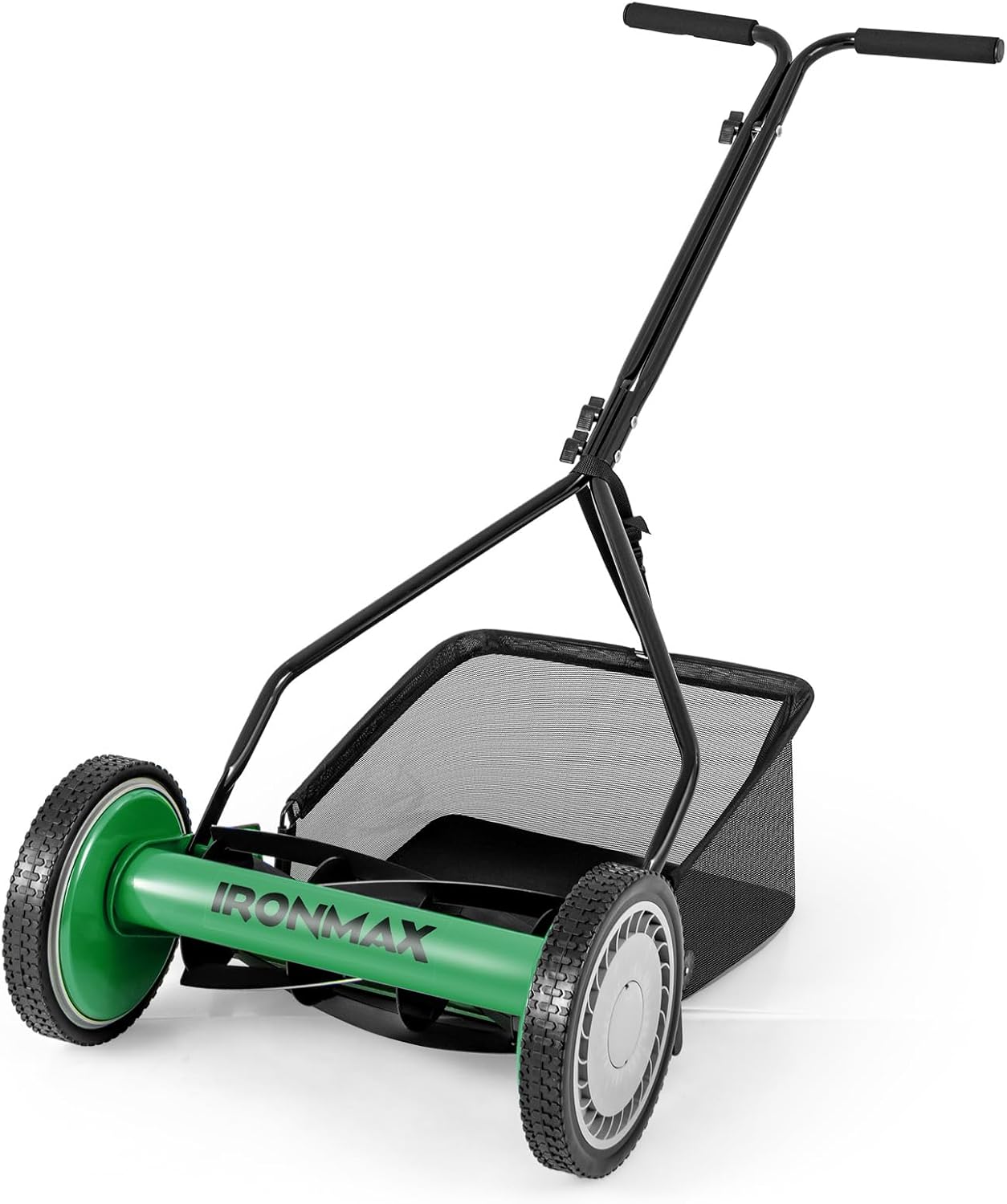 Goplus 14 Inch Manual Lawn Mower with 5-Blade Cutting System