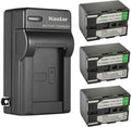 Kastar 3-Pack SB-L220 Battery and AC Wall Charger - Long Runtime