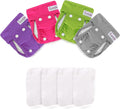 Reusable Female Dog Diapers Pack of 4 - Comfortable, Washable Diapers