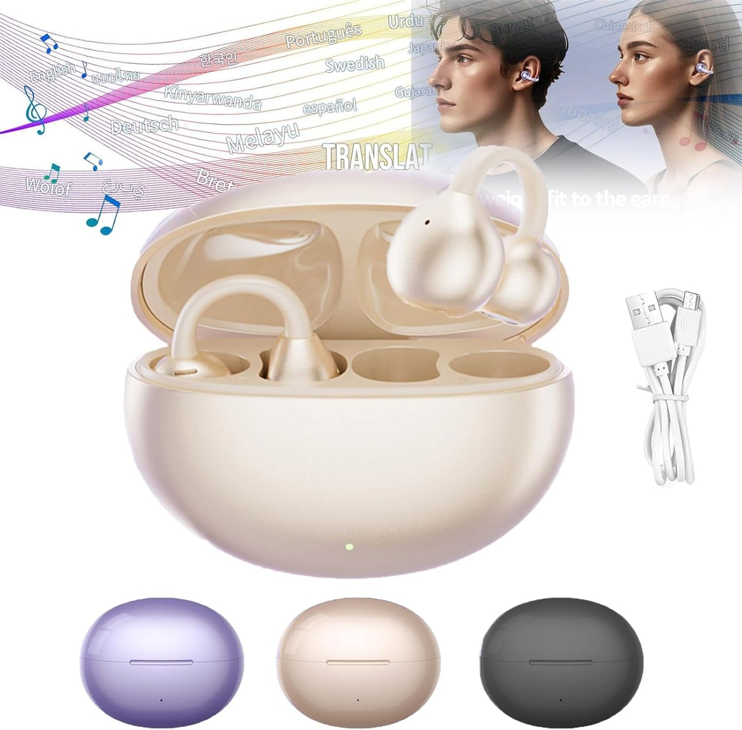 Real Time 144 Language Translation Earbuds