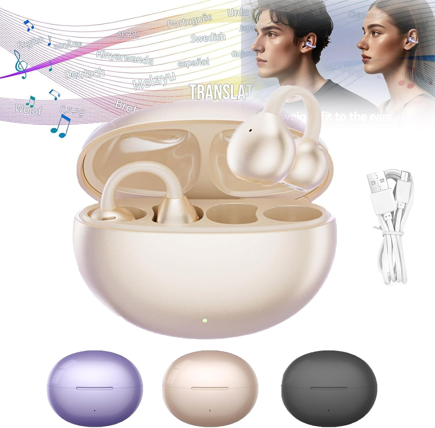 Real Time 144 Language Translation Earbuds
