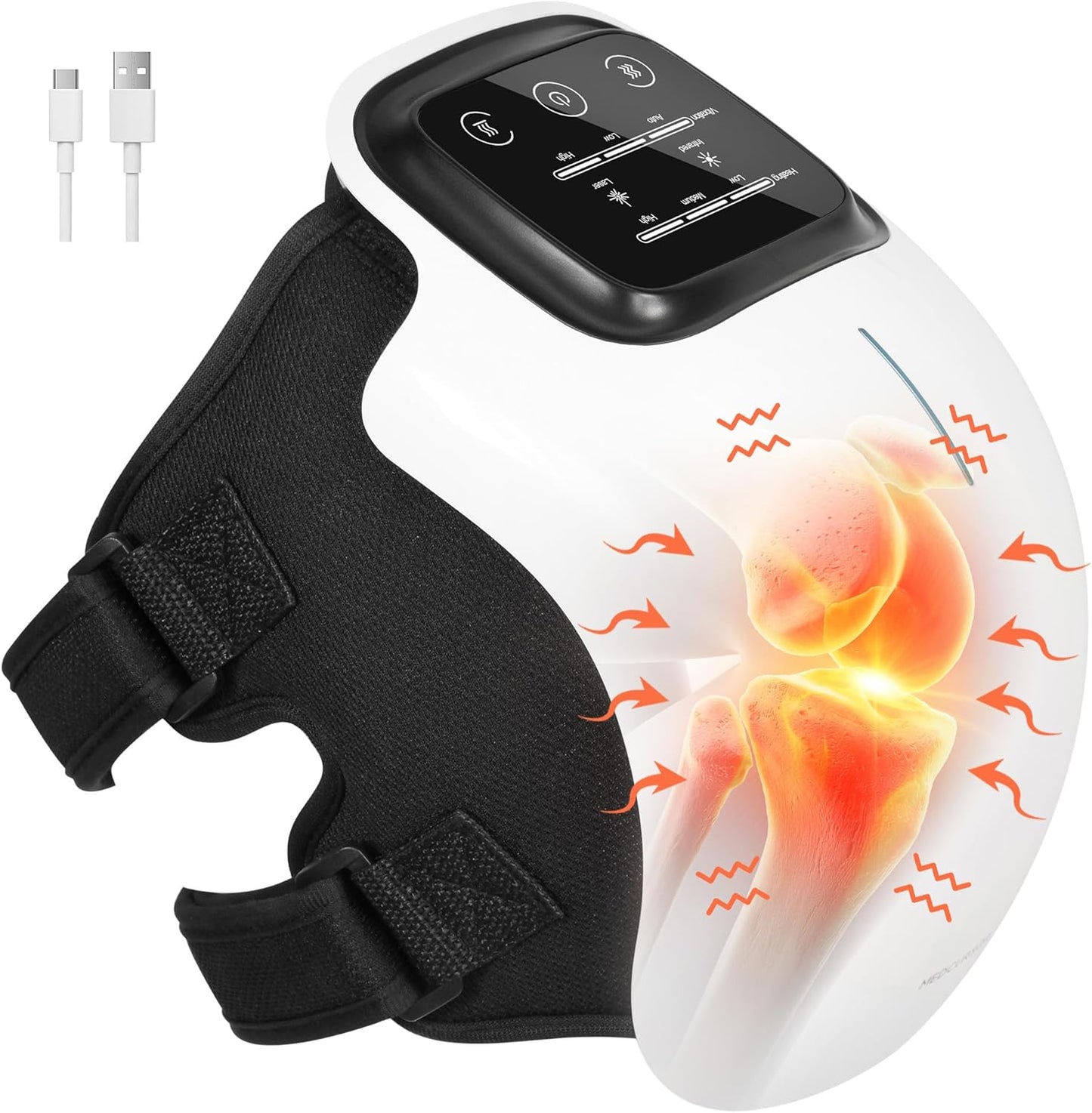 Medcursor Knee Massager with Heat and Vibration for Relief