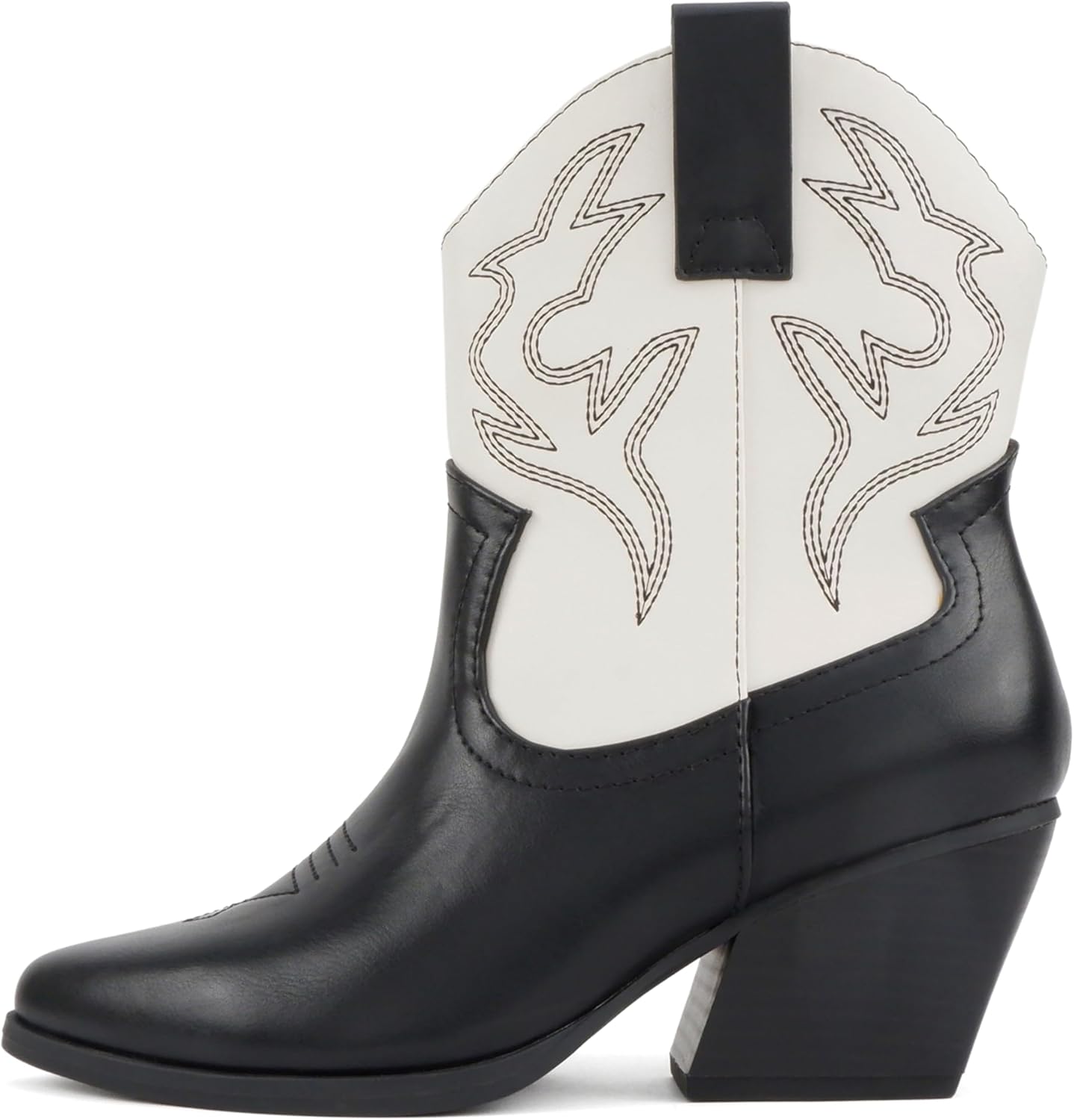 Soda BLAZING Women Western Bootie Pointe Toe with Low Heel Style