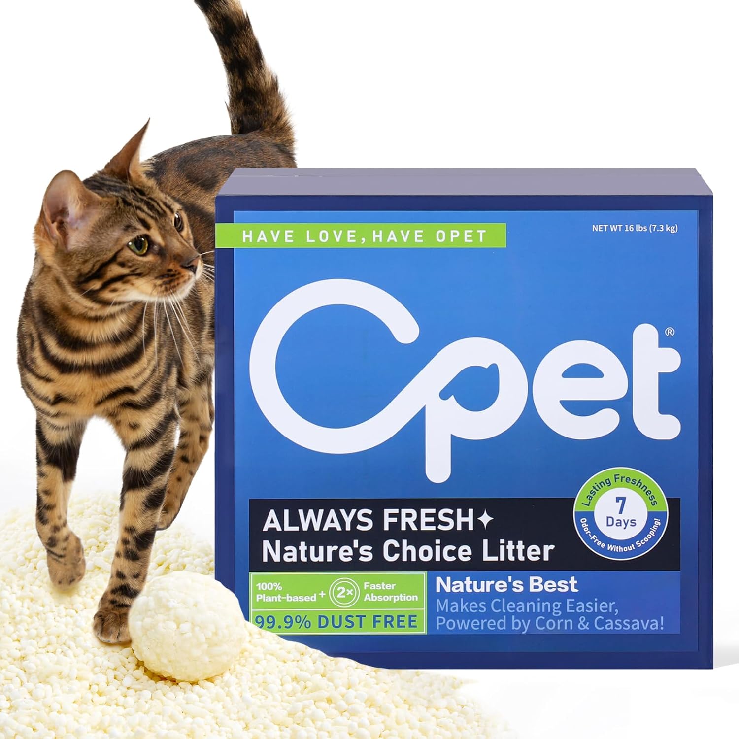 Natural Quick Clumping Cat Litter for Superior Odor Control